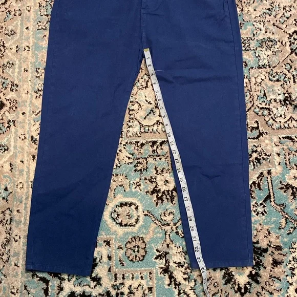 NWT Free People Women’s SR. vs. Sandrine Rose "The Virgin Label" Blue Pants - Picture 7 of 11